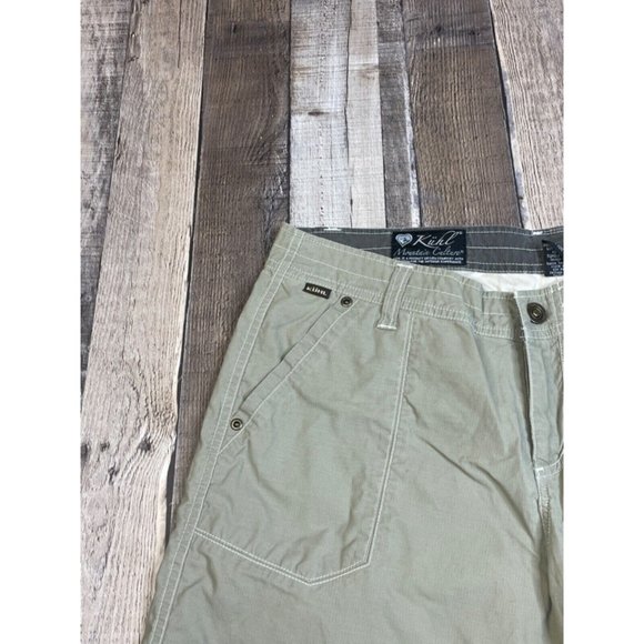 Kuhl Women 12 Crop Capri Pants Beige Hiking Climbing Lightweight Outdoor Tan - Picture 2 of 8